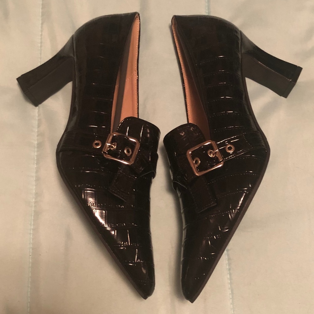 NWOT Black 3 inch high heels (Size 10 1/2) - Picture 3 of 7